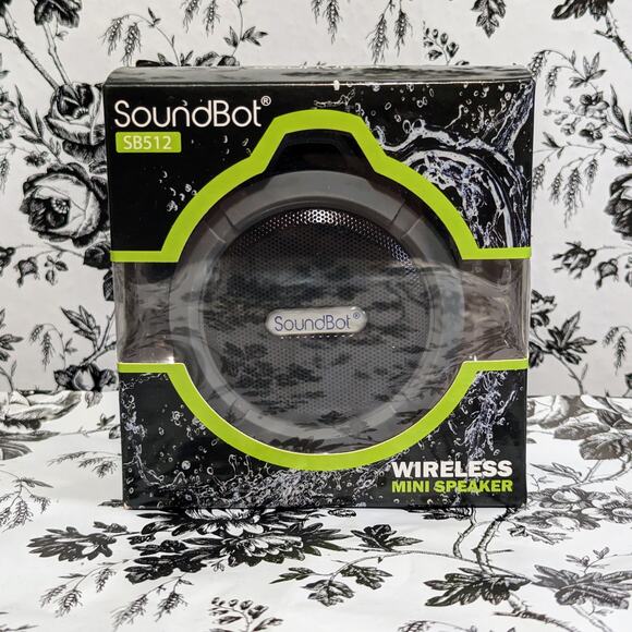 NWT SoundBot SB512 Gray Wireless Mini Water & Shock Resistant Speaker - Picture 2 of 10